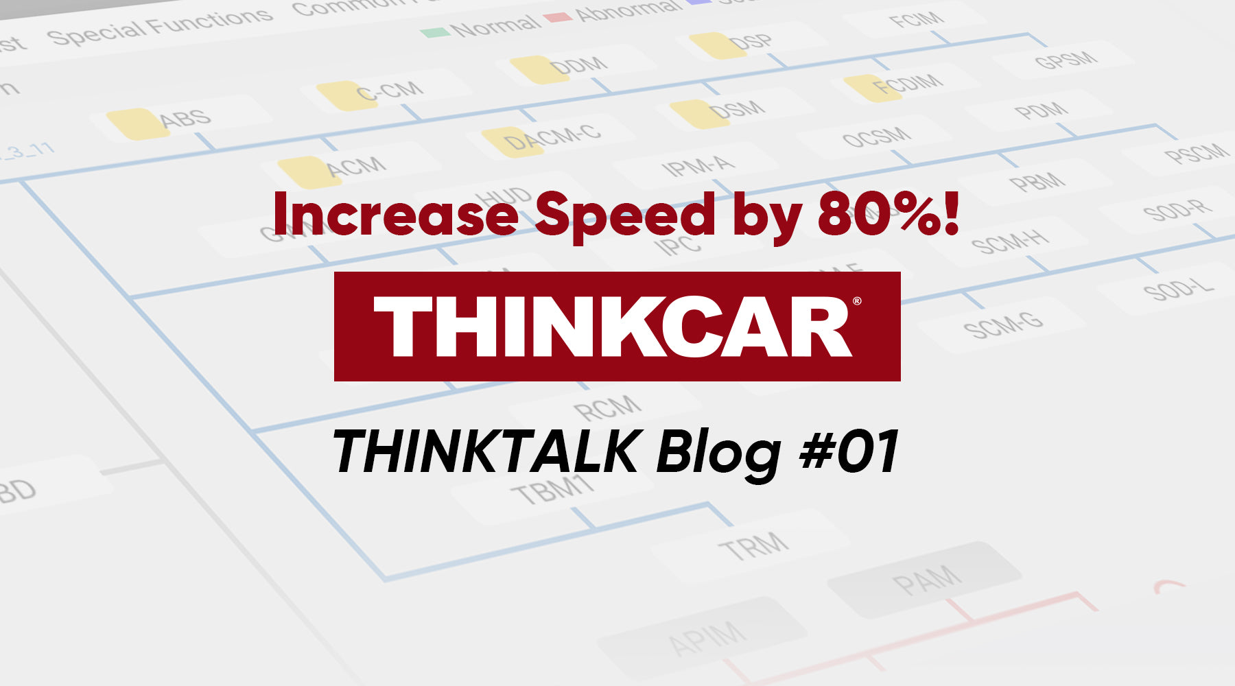 Revolutionize Your Diagnostics: THINKCAR High-End Scanners Now 80% Faster!