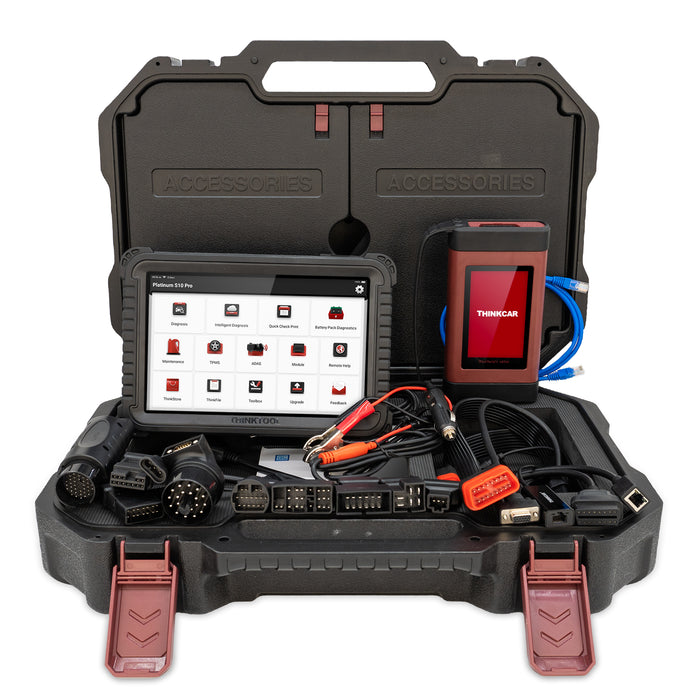 Thinkcar Platinum S10 PRO 10-Inch Professional Diagnostic Tablet - Bi-Directional OBD2 Scanner for Passenger & Heavy Duty Trucks