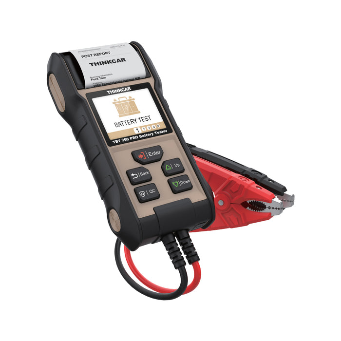 Thinkcar TBT 360 PRO Automotive Battery Tester & Charging System Analyzer - 12V Battery Diagnostic Tool