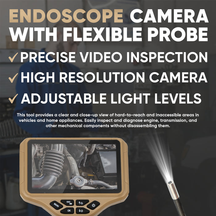 Thinkcar ES402 Endoscope - 4.5" LED Screen with Flexible Bi-directional 180° steering