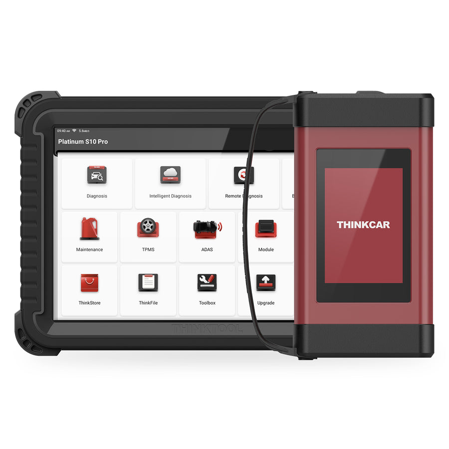 Thinkcar Platinum S10 PRO 10-Inch Professional Diagnostic Tablet - Bi-Directional OBD2 Scanner for Passenger & Heavy Duty Trucks