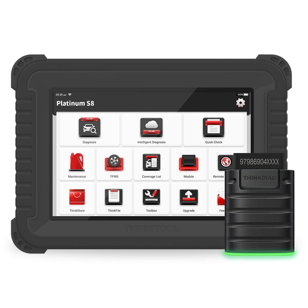 Thinkcar Platinum S8 8-Inch OBD2 Scanner | Full System Bi