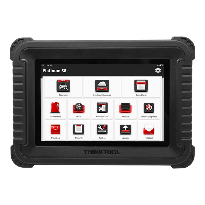 PLATINUM S8 - 8" Advanced Professional Automotive Diagnostic Tool with 28 Maintenance Functions and Special OE-Level Features
