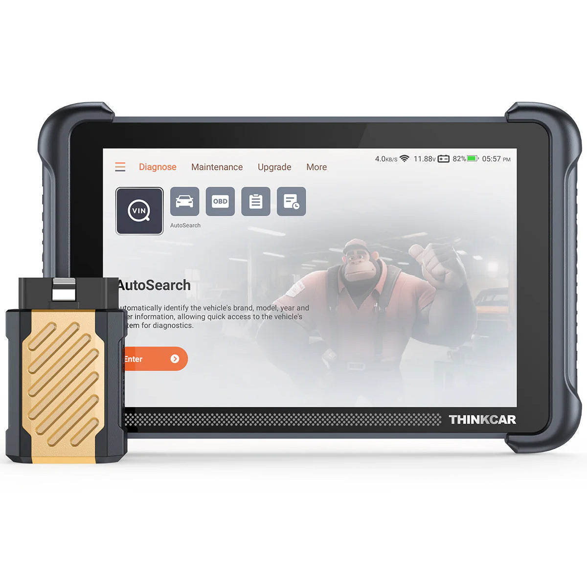 Thinkcar Platinum 191 8-Inch OBD2 Scanner | Full System Bi