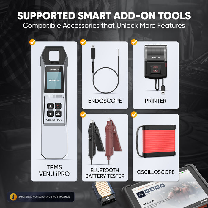 ThinkCar Platinum 191 - 8" Bi-Directional Scanner
