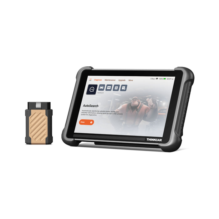 Thinkcar Platinum 191 8-Inch Professional Diagnostic Scanner - Full System OBD2 Scan Tool with Active Test Functions
