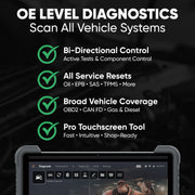 Thinkcar Platinum 394 12-Inch Professional OBD2 Scanner - Advanced Diagnostic Tool with Bi-Directional Control