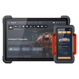 Thinkcar Platinum 399 14-Inch Professional Diagnostic Tablet - Bi-Directional OBD2 Scanner with ECU Coding