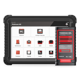 Thinkcar Platinum HD 10-Inch Heavy Duty Truck Diagnostic Scanner - Full System Bi-Directional Scan Tool for Diesel & Commercial Vehicles