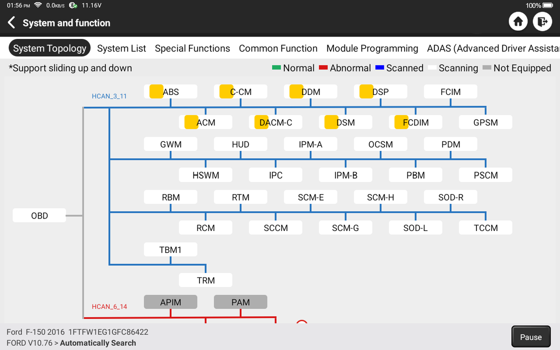 Thinkcar Platinum S10 PRO 10-Inch Professional Diagnostic Tablet - Bi-Directional OBD2 Scanner for Passenger & Heavy Duty Trucks