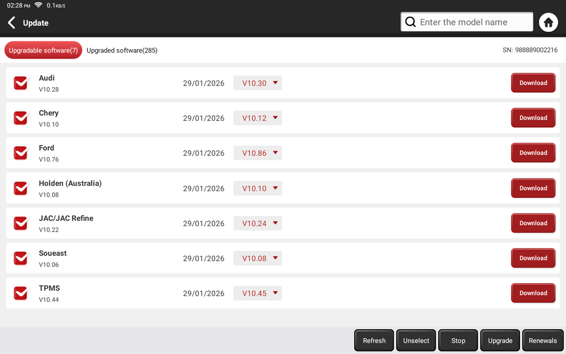 Thinkcar Platinum S10 PRO 10-Inch Professional Diagnostic Tablet - Bi-Directional OBD2 Scanner for Passenger & Heavy Duty Trucks