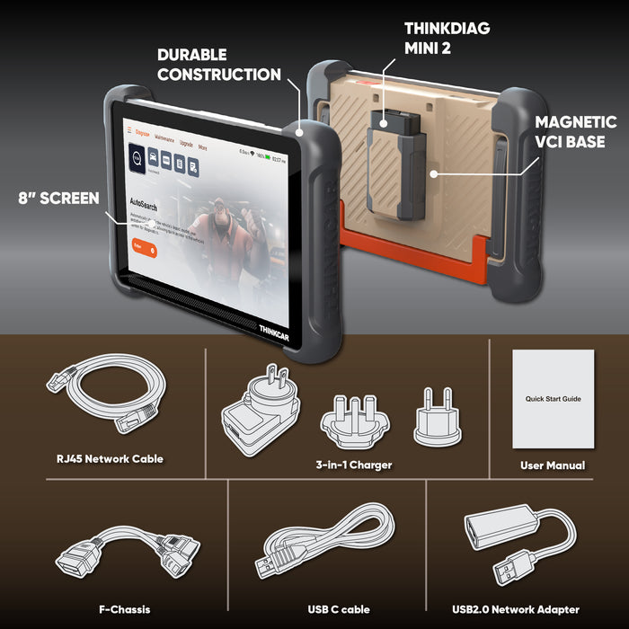 ThinkCar Platinum 191 - 8" Bi-Directional Scanner