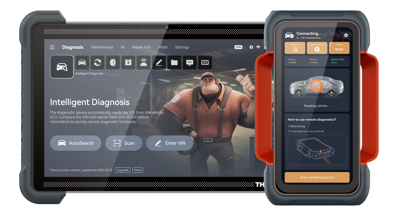 ThinkCar Platinum 394 - 12" AI Technology Diagnostic Tool