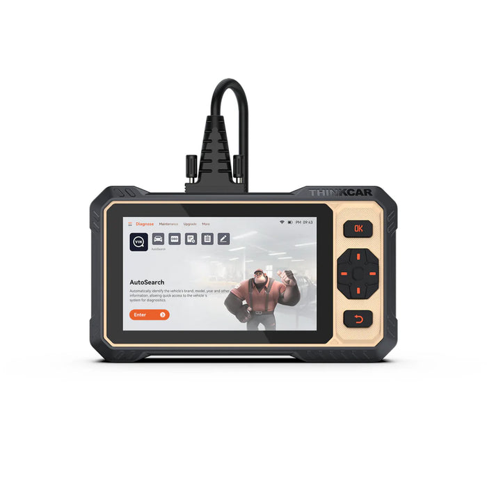 Thinkcar Thinktool READER 8 Full System OBD2 Scanner with CAN FD, 15 Maintenance Resets & Lifetime Free Updates - 6-Inch Touchscreen