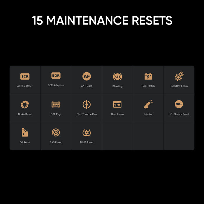 Thinkcar Thinktool READER 8 Full System OBD2 Scanner with CAN FD, 15 Maintenance Resets & Lifetime Free Updates - 6-Inch Touchscreen