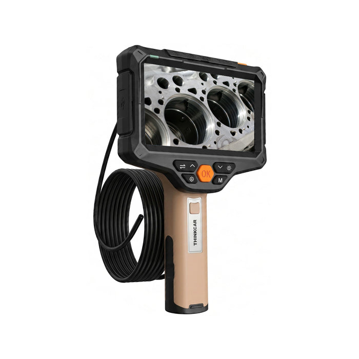 Thinkcar TES205 Professional Video Endoscope - 5.5mm HD Inspection Camera with 5" Display & 6 LED Lights