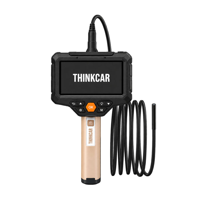 Thinkcar TES205 Professional Video Endoscope - 5.5mm HD Inspection Camera with 5" Display & 6 LED Lights