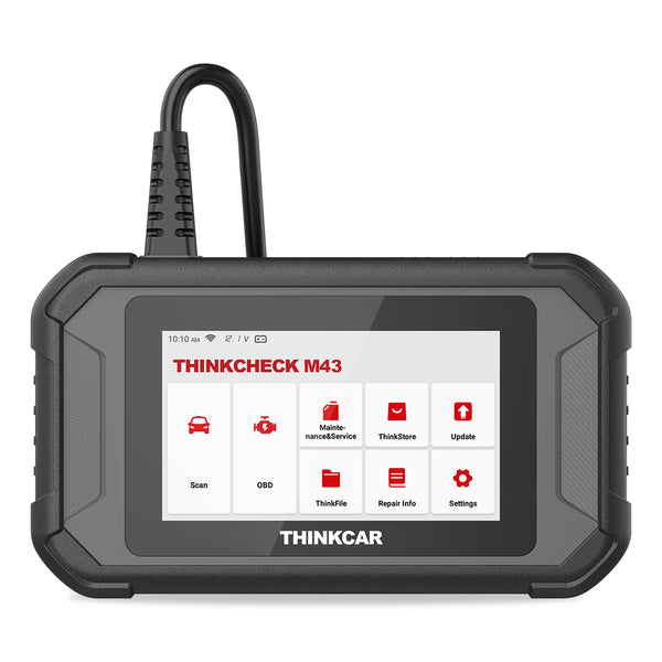 Thinkcar THINKCHECK M43 5-Inch OBD2 Scanner Vehicle Diagnostic Car Code Reader ABS, SRS, ECM, TCM