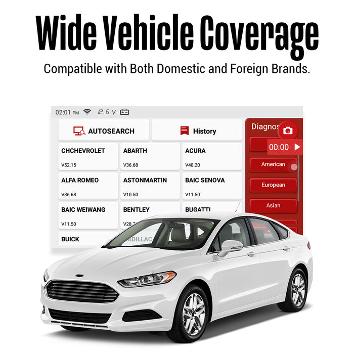 Thinkcar THINKCHECK M70 5-Inch Full System OBD2 Scanner Car Code Reader Tablet Comprehensive Vehicle Diagnostic Scan Tool