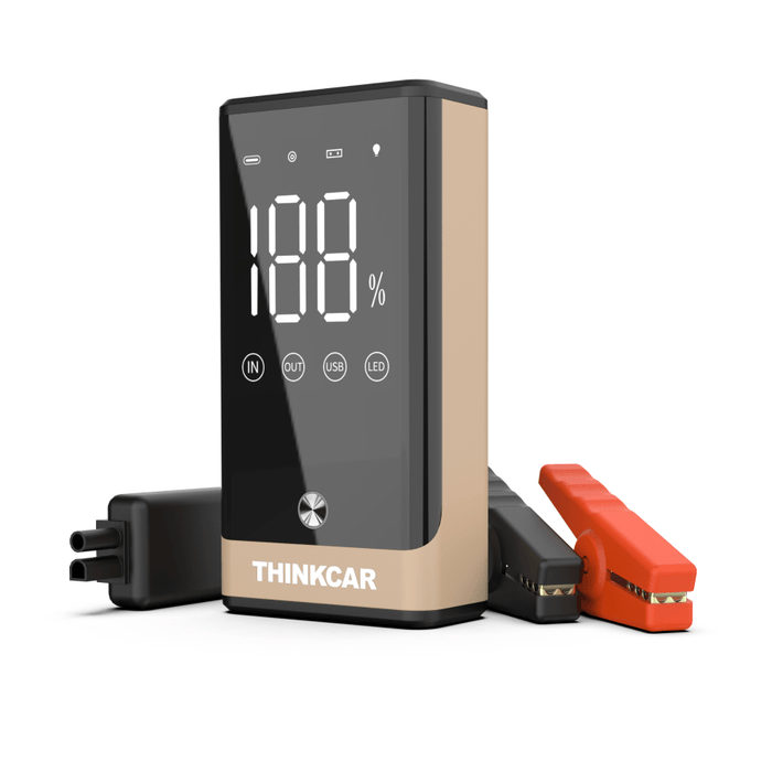 Thinkcar TJS-120  Portable Jump Starter – 12,000mAh 12V Battery Booster for Up to 6.0L Gas & 4.0L Diesel Engines