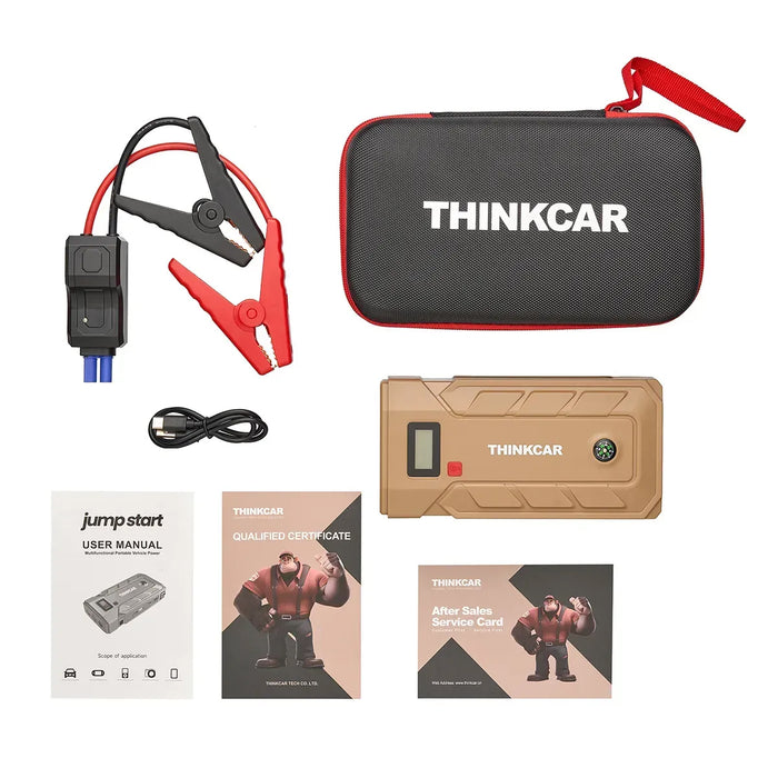 Thinkcar TJS-160  Portable Car Jump Starter 16000Mah Battery Booster & Power Bank