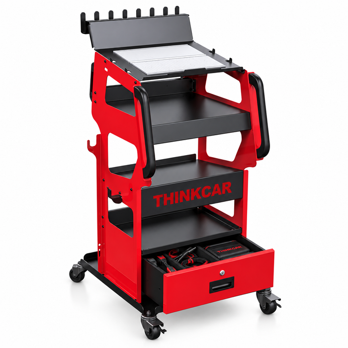 ThinkCar TPC101 Professional Diagnostic Tool Cart  - 5-Level Mobile Workstation with Locking Storage & 360° Casters