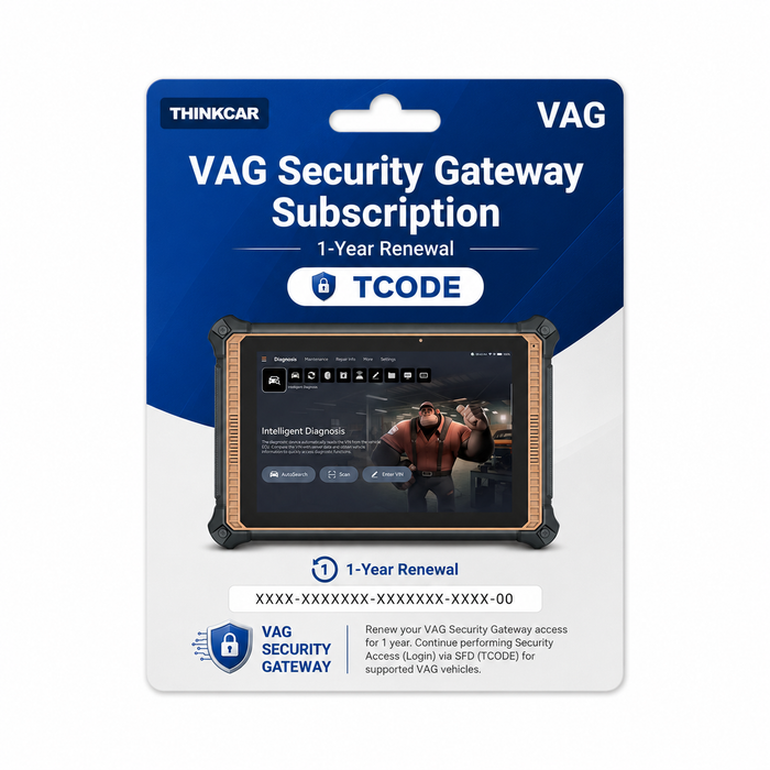 1 Year Software Renewal for VAG Security Gateware Subscription TCode