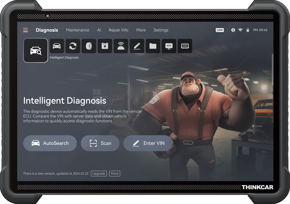 ThinkCar Platinum 399 - 14" AI Technology Diagnostic Scanner