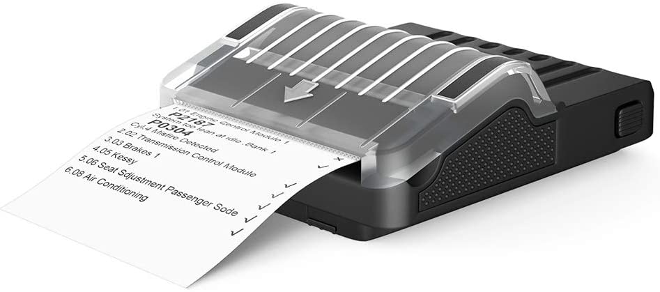 Rollo de papel de impresora de repuesto para escáner OBD2 (1 caja de 10 rollos)