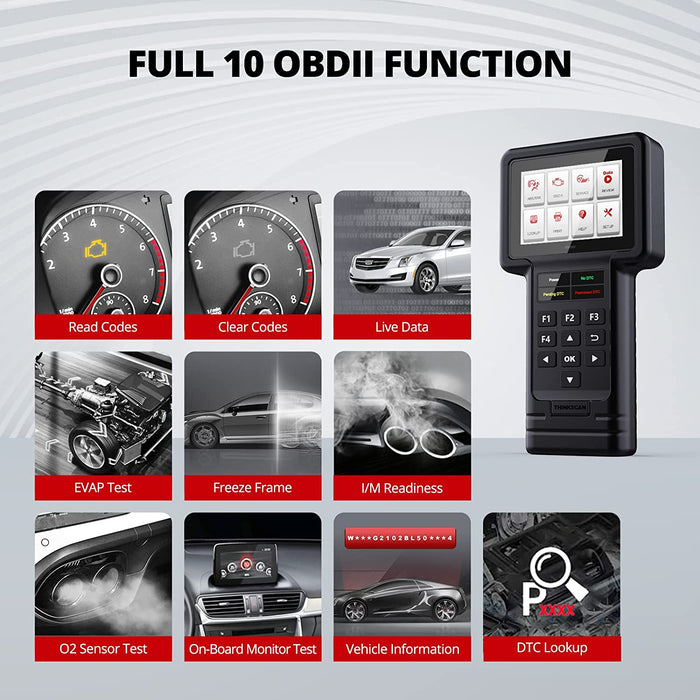 3.5 Inch Full System OBD2 Scanner Car Code Reader Vehicle Diagnostic Tool - THINKSCAN S99
