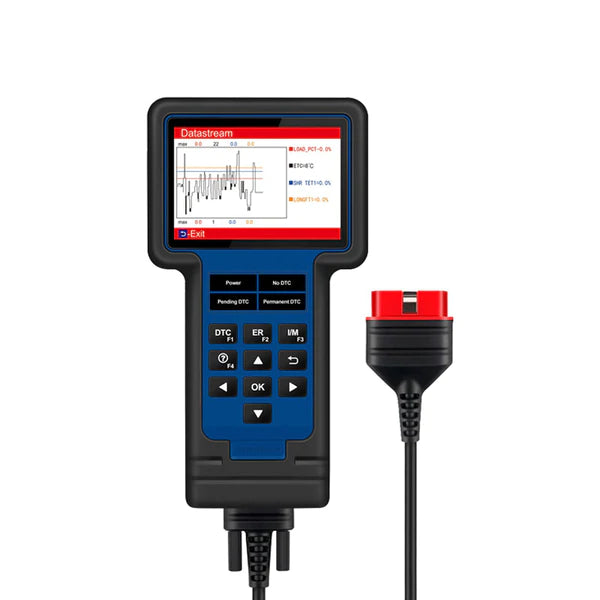3.5 Inch TPMS OBD2 Scanner Car Code Reader for Oil, Brake, Vehicle Diagnostic Tool (Blue) - THINKSCAN 601