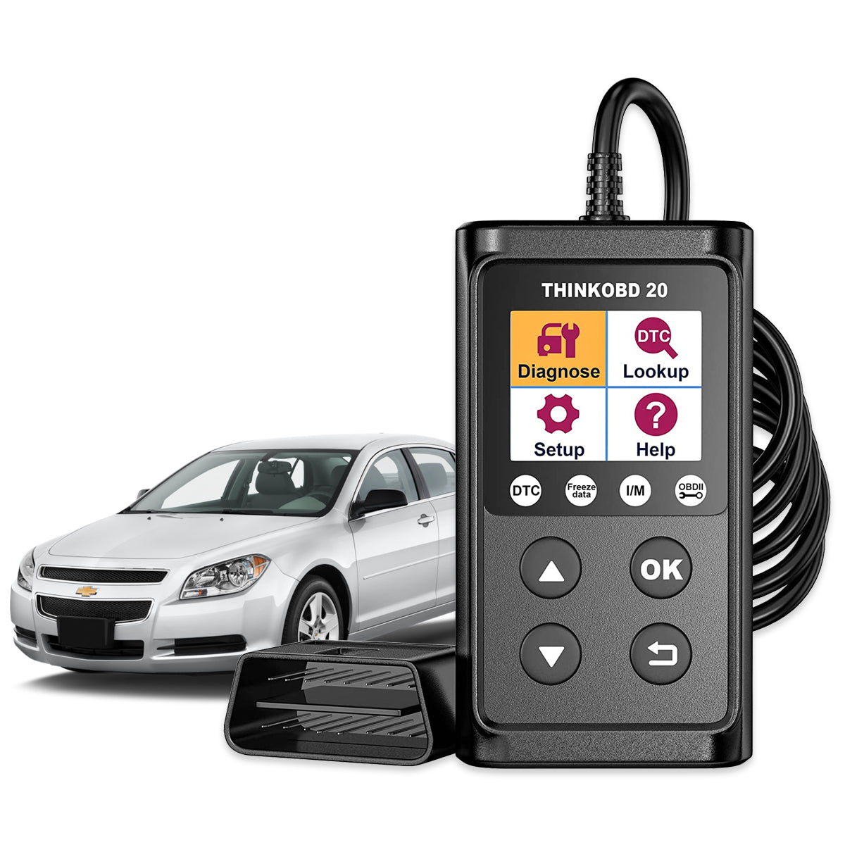 THINKOBD 20 - Automotive Code Reader, OBD2 Scanner, Check Engine 