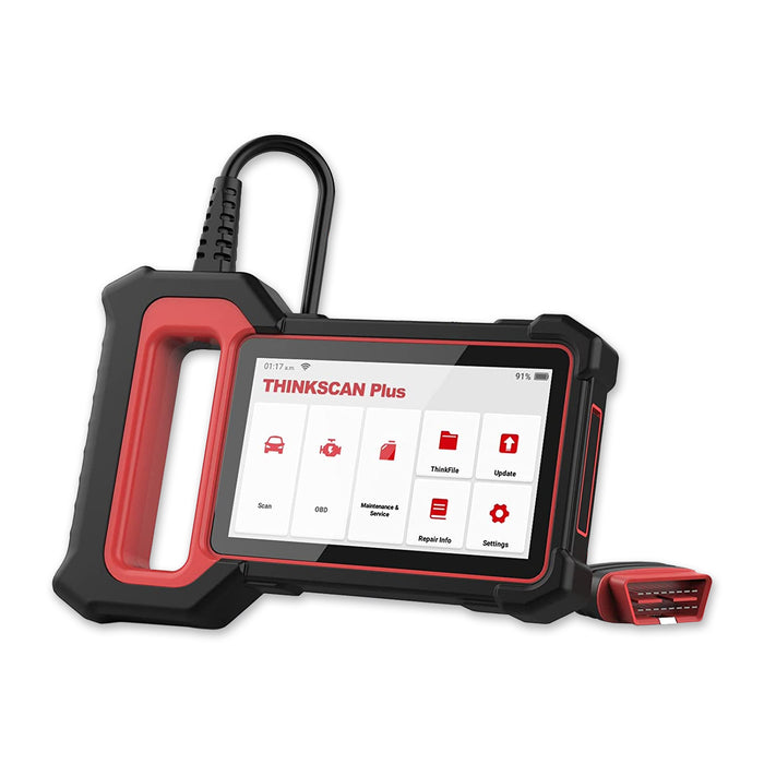 THINKSCAN PLUS S2 - OBD2 Car Diagnostic Scanner with 3 System Reset Functions Check Engine/ABS/SRS Code Readers Diagnostic Tool