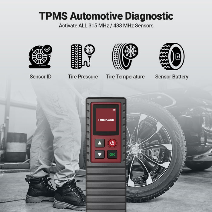 KIT de servicio de herramientas de prueba de equipo de diagnóstico automotriz TPMS escáner OBD2