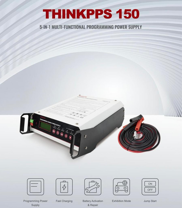 Herramienta de escaneo de diagnóstico de vehículos con fuente de alimentación de reprogramación intermitente - THINKPPS 150